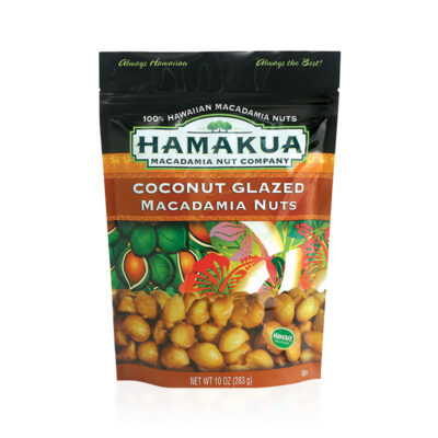 Coconut Glazed Macadamia Nuts (10oz Pouch)