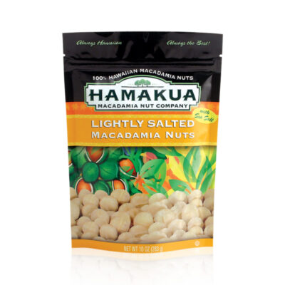 Lightly Salted Macadamia Nuts 10oz Pouches